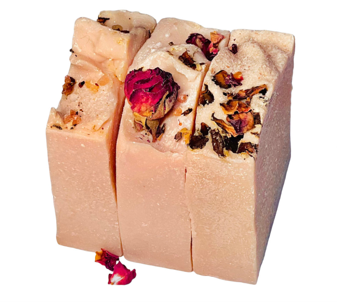 All Natural Handmade Soap (Rose Clay & Pink Himalayan Salt Detox soap