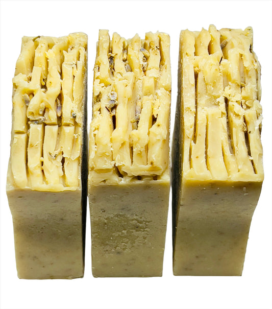 All Natural Handmade Bar Soap (Oatmeal & Lavender)