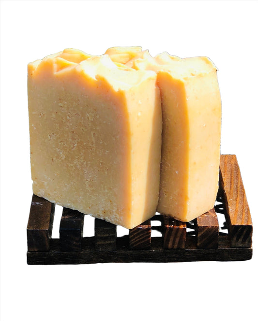 All Natural Handmade Bar Soap( Turmeric, Carrot & Honey )